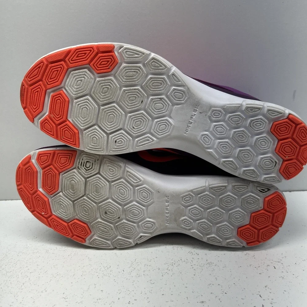 Nike Flex TR 6 Womens Size 9 Purple Orange Training Shoes Athletic Sneakers